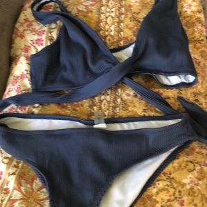 Cup she swimsuit size small navy